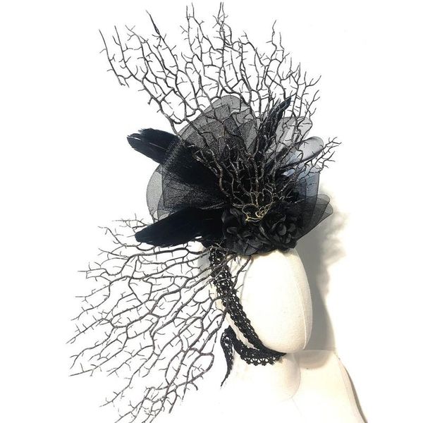 

other event & party supplies cosplay headpiece gothic accessories creative branches flower women carnival headdress fashion show halloween