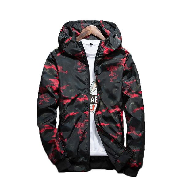

men's jackets fashion brand spring autumn mens casual camouflage hoodie jacket men waterproof clothes windbreaker coat male outwear 4xl, Black;brown