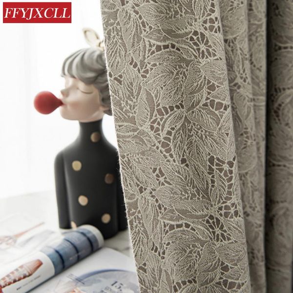 

curtain & drapes nordic minimalist bedroom living room high-end curtains american lace full blackout literary