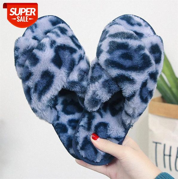 

leopard print cross-hair slippers for women's home furnishing #qi8c