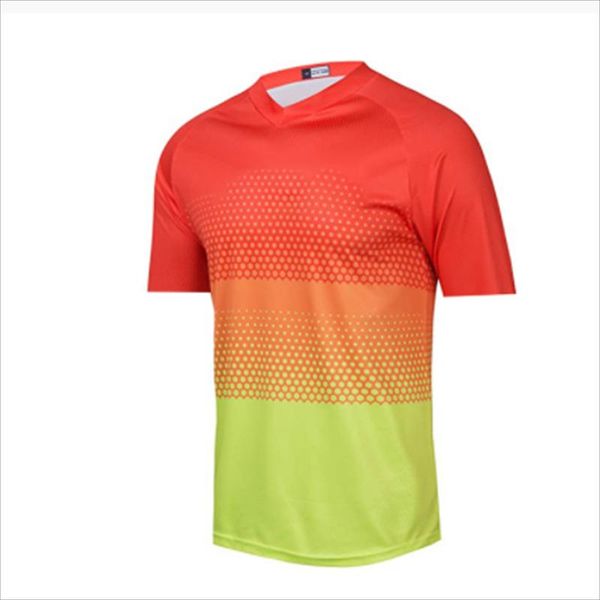 

racing jackets quick-drying mountain bike clothes loose lightweight and downhill cycling, Black;red