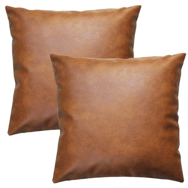 

pillow case 2 sets of throw case-modern brown decorative (only for sofa bed) 18x18
