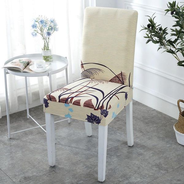 

chair covers one piece universal cloth foot cover square cotton armrest split dining table household