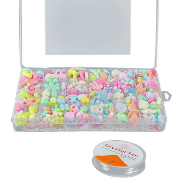 

other 24 grid children beaded diy jewelry colorful educational toys amblyopia training acrylic beads