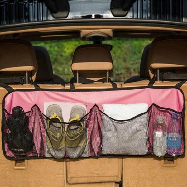 

car organizer car-styling carprie stowing tidying mesh trunk netcar seat back storage cargo grocery hoder bag td1214 dropship