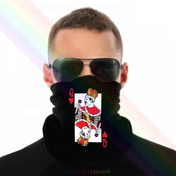 

scarves queen freddie mercury q joker 2021 headband scarf bandana neck warmer unisex, Blue;gray