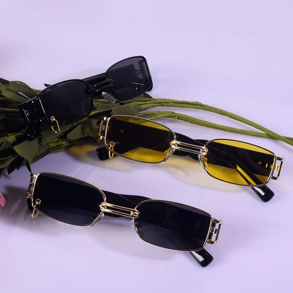 

outdoor eyewear womens sunglasses trending square men glasses vintage metal black lenses travel driving decorative