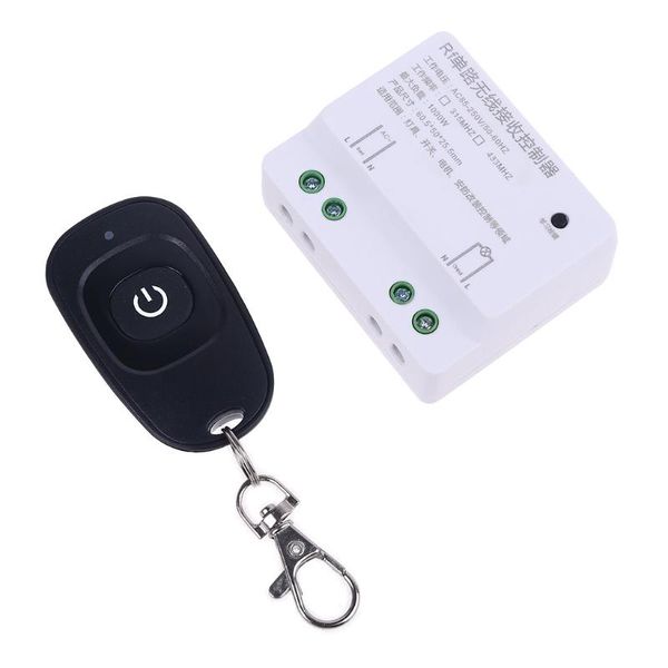 

smart home control 85v-250v 1 way wireless remote switch 433mhz relay receiver transmitter controller for led light water pump