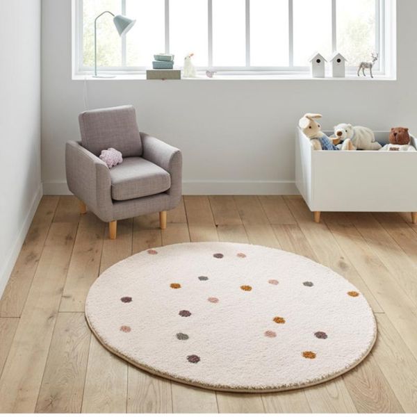 

carpets morandi style round starry sky carpet area fashion home living room children's decoration