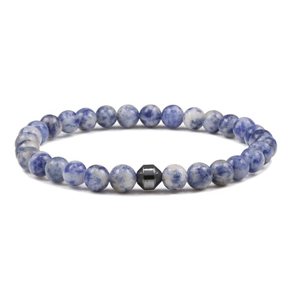 

14 colors women bracelet natural stone pink beads pearls elastic bracelets bangles bohemian girl jewelry gift, Black