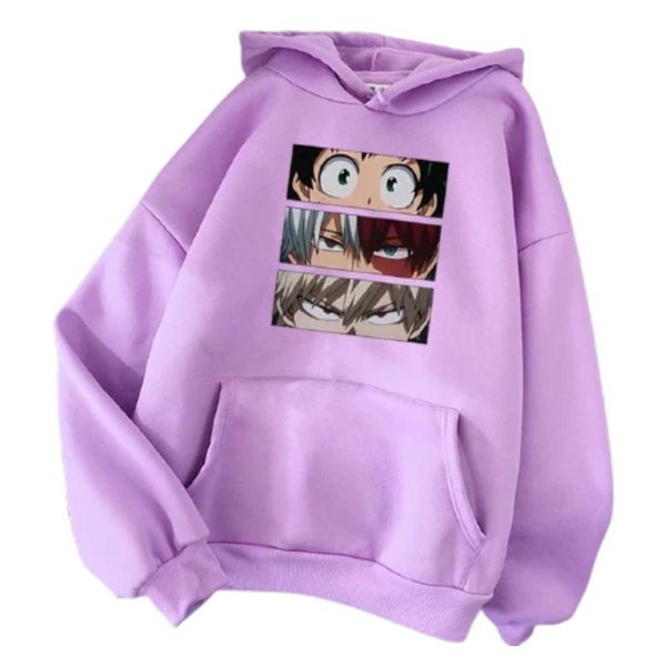 

men's hoodies & sweatshirts interesting my hero academia men/women fashion casual cotton hip hop streetwear harajuku, Black
