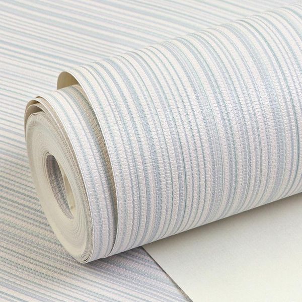 

modern nordic style luxury plain color striped wallpaper bedroom living room dining home decor pvc waterproof 3d wallpapers