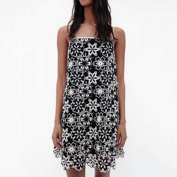 

dress za summer lace women dress tube strap s casual chic street youth 210601, Black;gray