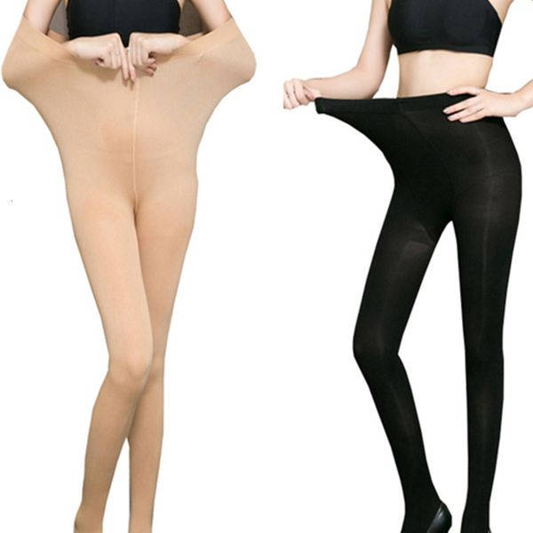 

spring women' silk veet 120d pantyhose, spring and autumn double-sided crotch, large bottom stockings, fat mm200kg, Red;black