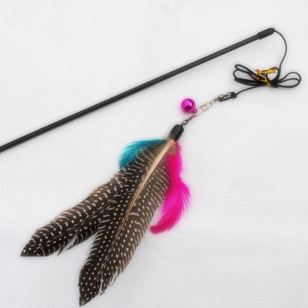 

cat toys color multi products for pet design pets toy bird feather teaser wand plastic cats