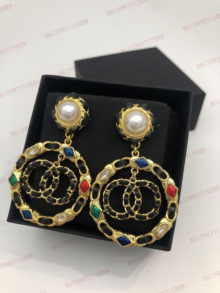 

earrings brand designer 925 silver needle women hoop hugie female earring new fashion jewelry, Golden;silver