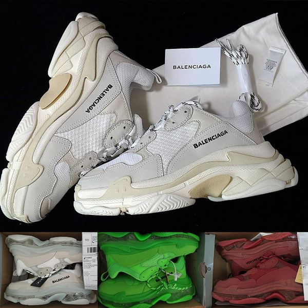 

balencaiga balanciaga balenciaca balenciaga shoes fashion paris 17fw luxury brand designer sneakers triple s black white platform trainers o