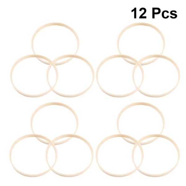 

decorative objects & figurines 12pcs dream catcher round ring diy bamboo (10cm)