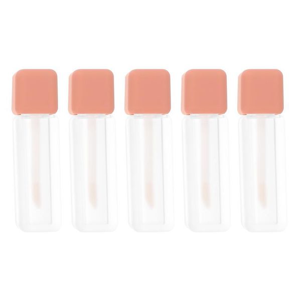 

storage bottles & jars 5pcs 6ml diy lip gloss tubes refillable cylindrical sub