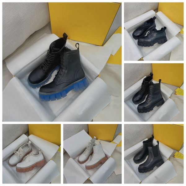 

force boots black leather designer luxury chelsea boot women rubber martin motorcycle short booties