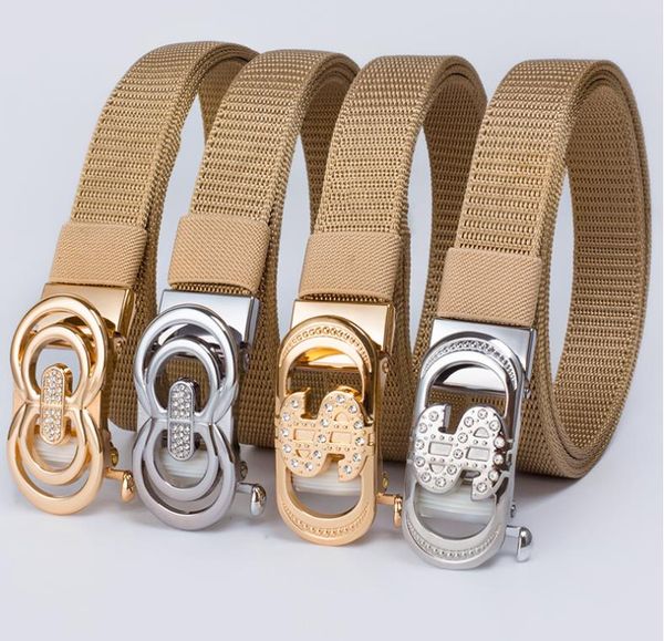 

the new fashionable ladies belt woven belts in various colors with metal buckle, Black;brown