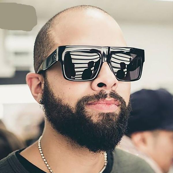 

sunglasses women men brand designer big large oversized rectangle futuristic glasses masculino uv400, White;black