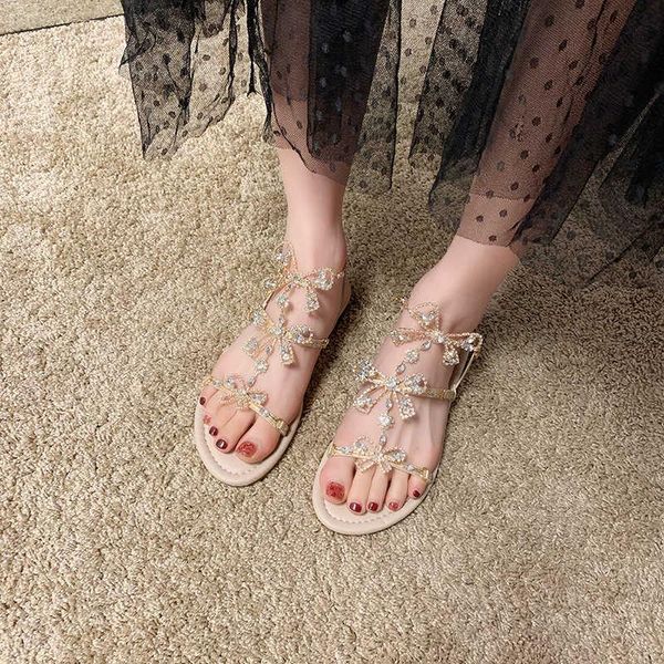 

sandals coarse heel fairy style shoes women 2021 all-match, Black