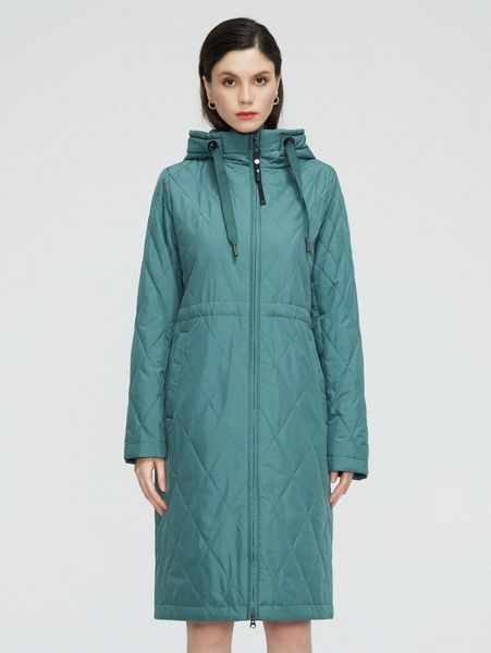 

gasman zip up drawstring hooded winter coat p849#, Black
