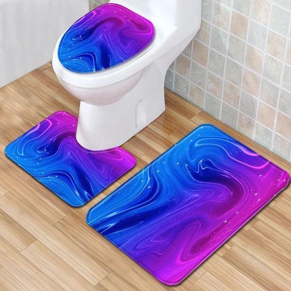 

bath mats color gradient pattern bathroom mat carpet rug products toilet set