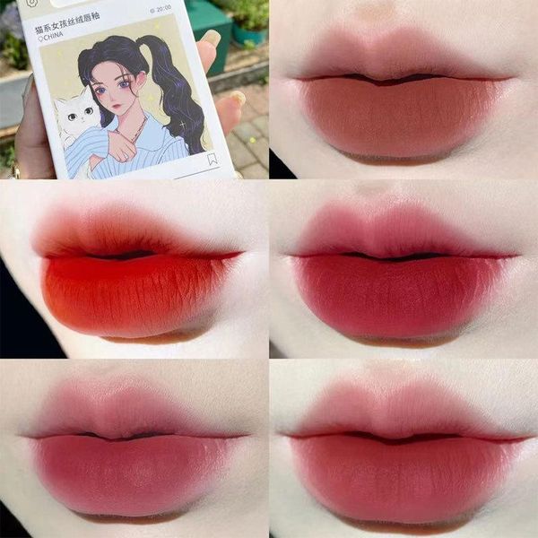 

lip gloss 5pcs set creative cigarette couple mud lipstick cosmetics kit waterproof professional beauty glaze makeup tslm1