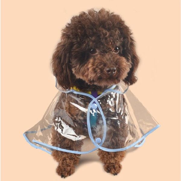 

dog apparel sell creative transparent pvc fashion capes pet raincoat clothes dogs waterproof cloak puppy dress