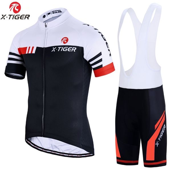 

xtiger men's summer short sleeve harness suit cycling outdoor sportswear