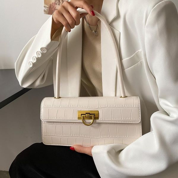 

shoulder bags fashion stone pattern underarm bag luxury handbags and purse designer for women flap ladies quality hand