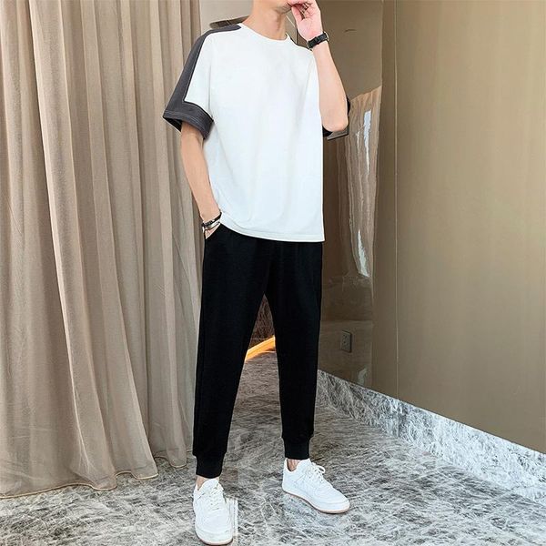 

men's tracksuits 2021 summer casual sportswear set, Gray