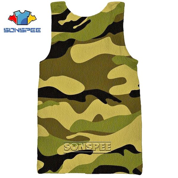 

men' tank liasoso cool tide 2021 fashion passionate sports vest loose casual camouflage accept customization, White;black