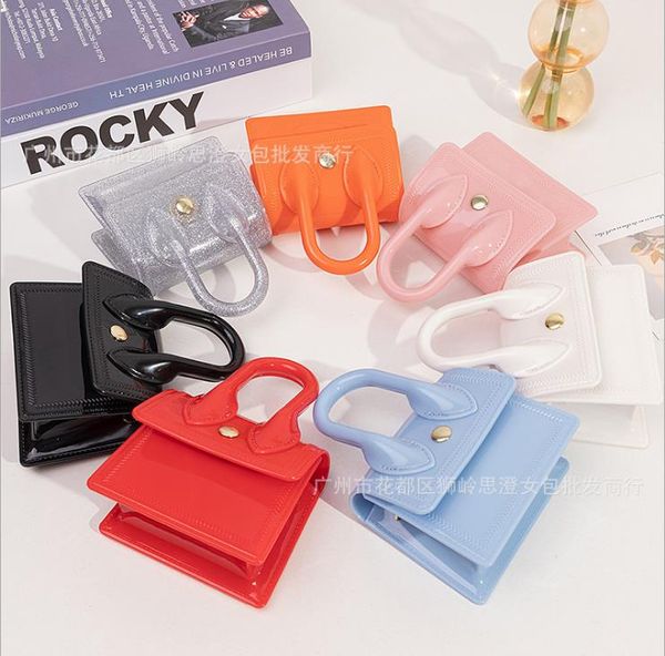 

2021 female bags jelly handbag shoulder messenger cute small fresh candy bag