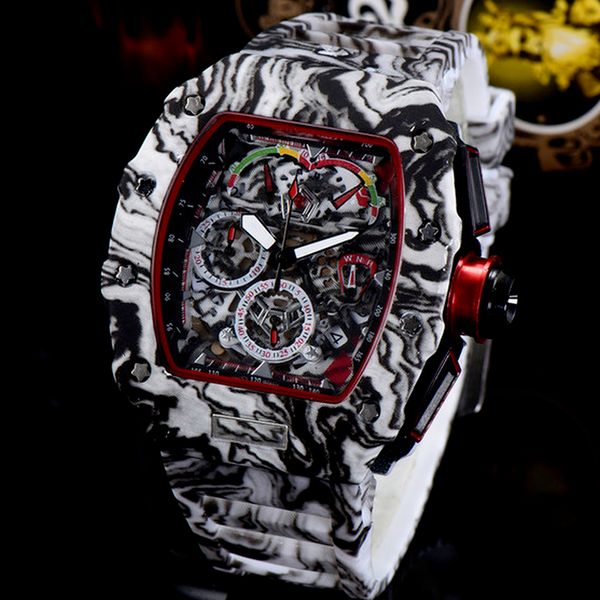 

4-1mens montre de luxe watches silicone strap fashion designer watch sports quartz analog clock relogio masculino, Slivery;brown