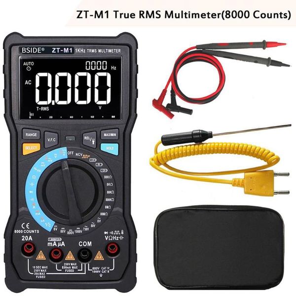 

multimeters bside digital multimeter zt301 zt302 zt-x zt-m0 zt-m1 8000 9999 counts true rms ac/dc voltage temperature capacitance tester