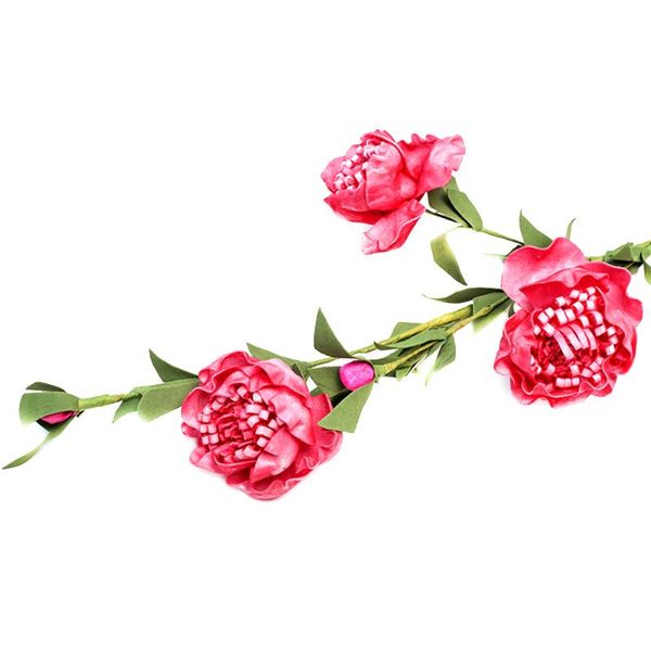 

party decoration 3 pcs artificial peony flowers door simulation flower for home wedding