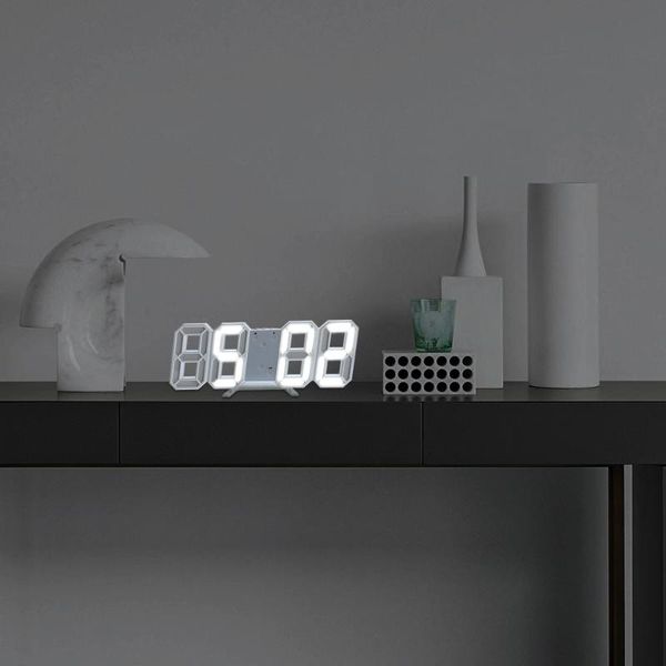 

wall clocks 3d large led digital clock date time celsius nightlight display table deskalarm from living room