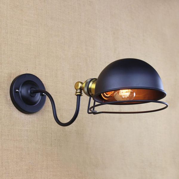 

wall lamp loft vintage industrial edison for coffee or bar decoration with bulb bronze antique