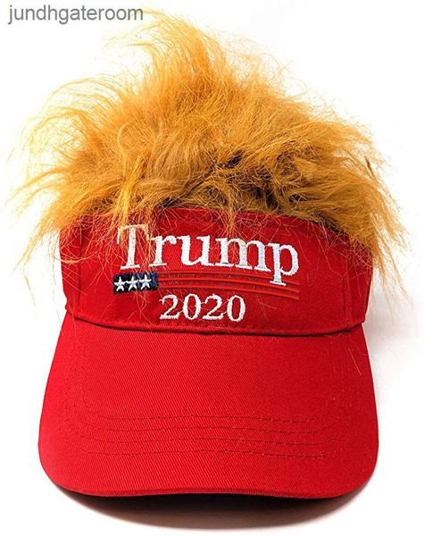 

figure 2 cartoon types hairstyle new donald outdoor baseball cap 2020 fun trump hair embroidery beach sun hat, Blue;gray