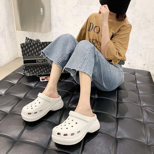 

sandals platform for women, summer 2021 with wedges and high heels, Black
