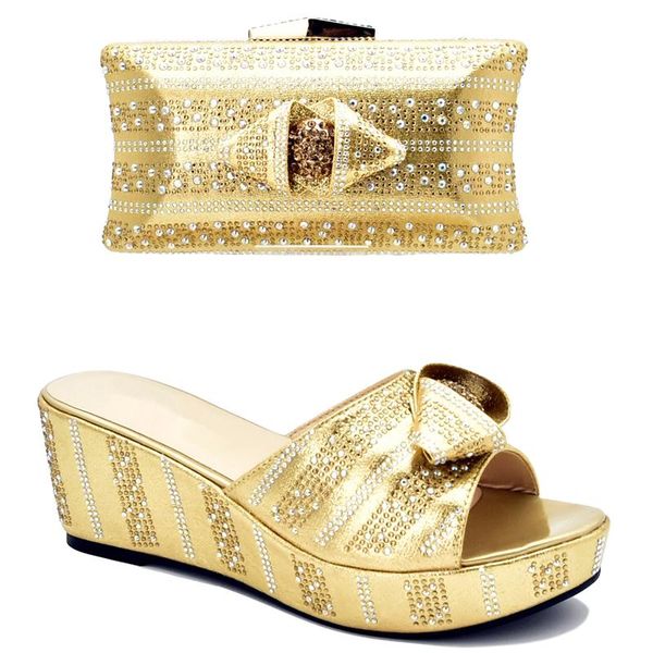 

dress shoes african women party and bag set decorated with rhinestone italian bags envio gratis elegant crystal, Black