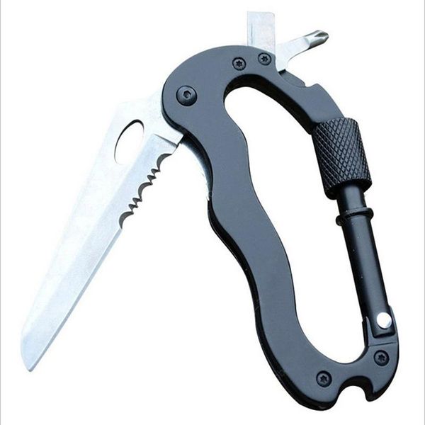 

cords, slings and webbing carabiners clasp knife stainless steel climbing quickdraws straight cross screwdriver multifunctional outdoor cara