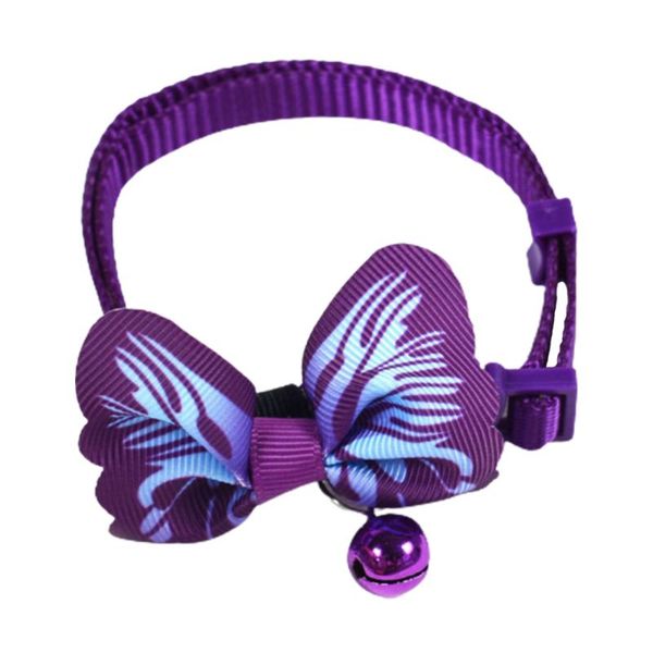 

cat collars & leads bow pet decorations delicate bell bells durable light and elegant nylon 6.5*5cm cute design adjustable pliable neck