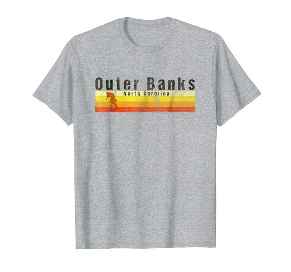 

Outer Banks, NC Vintage Style Seahorse TShirt, Mainly pictures