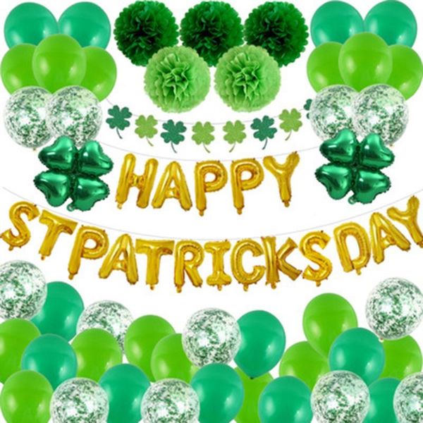 

party decoration irish day for celebrating st. patrick's funny creative lucky green headband