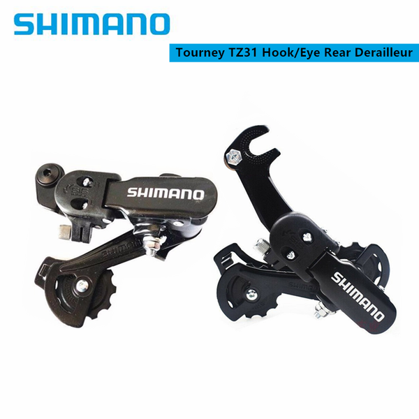 

bike derailleurs tourney rd-tz31-gs tz31 6 speed 7 18 21 hook eye rear derailleur for mtb mountain folding bicycle
