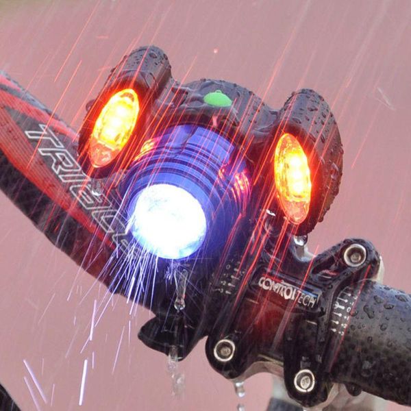 

super bright bicycle highlight usb rechargeable night riding led safety lamp easy to install for road mountain bike lights